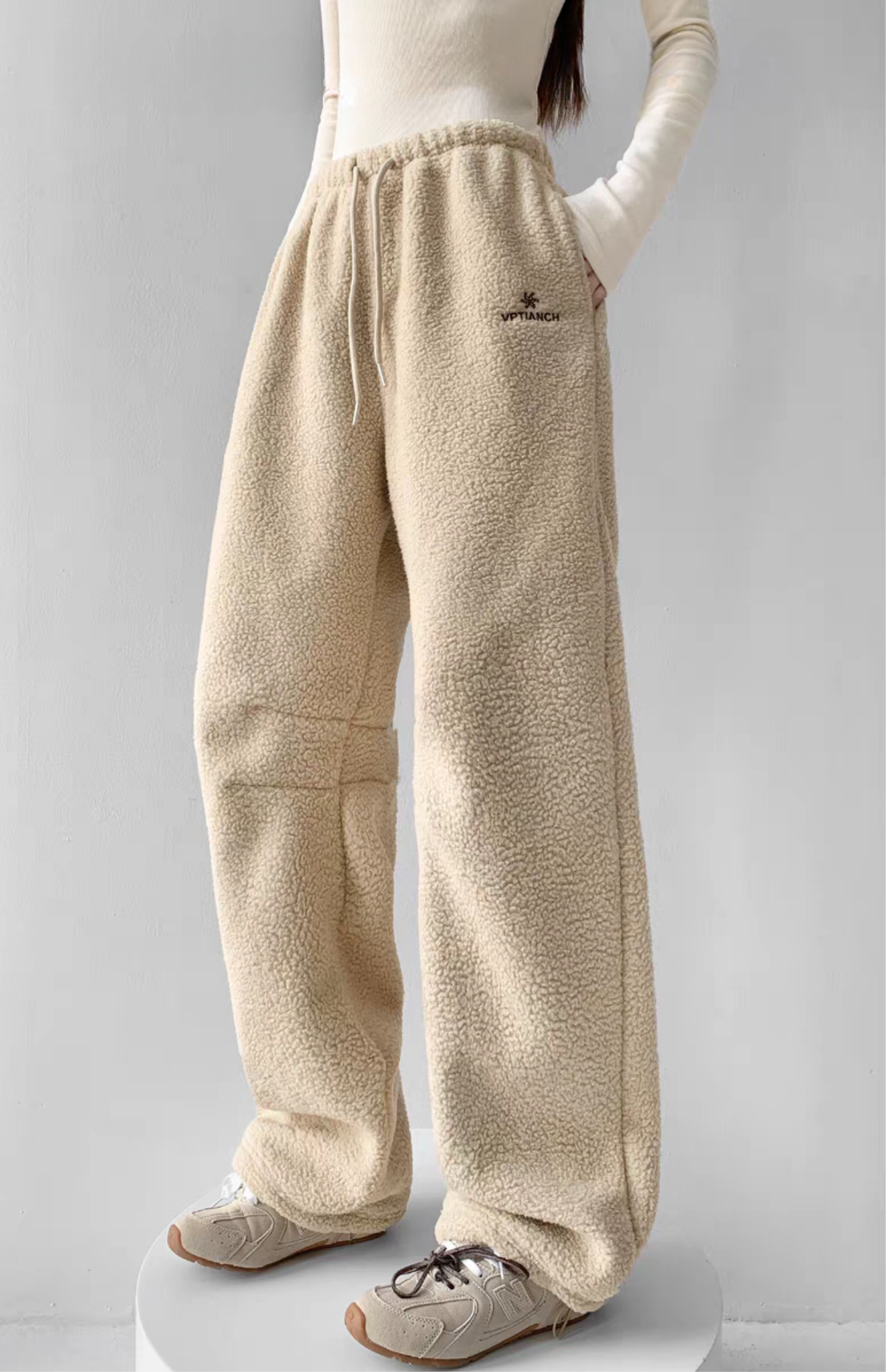 Teddy-Fleece Hose – Warm, Stylisch & Bequem