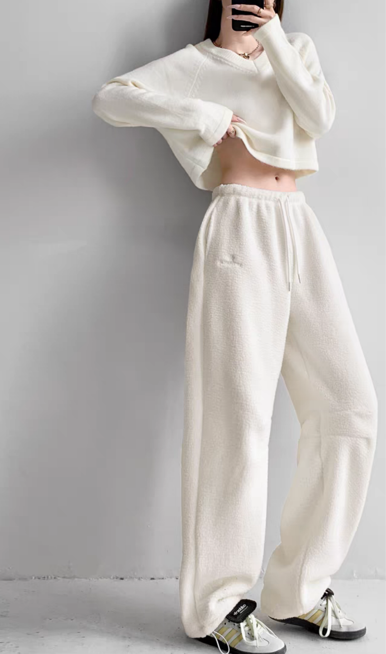 Teddy-Fleece Hose – Warm, Stylisch & Bequem