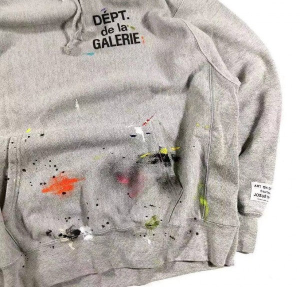 Gallery Dept hoodie paint splatter
